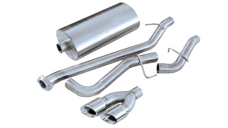 14260 Polished Touring Cat-Back Exhaust for 02-07 Chevrolet Silverado Regular Cab & Short Bed 1500 4.8L V8