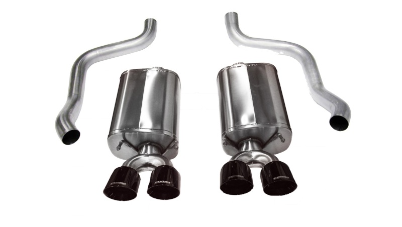 14108BLK Black Sport Axle-Back Exhaust for 09-13 Chevrolet Corvette C6 6.2L V8