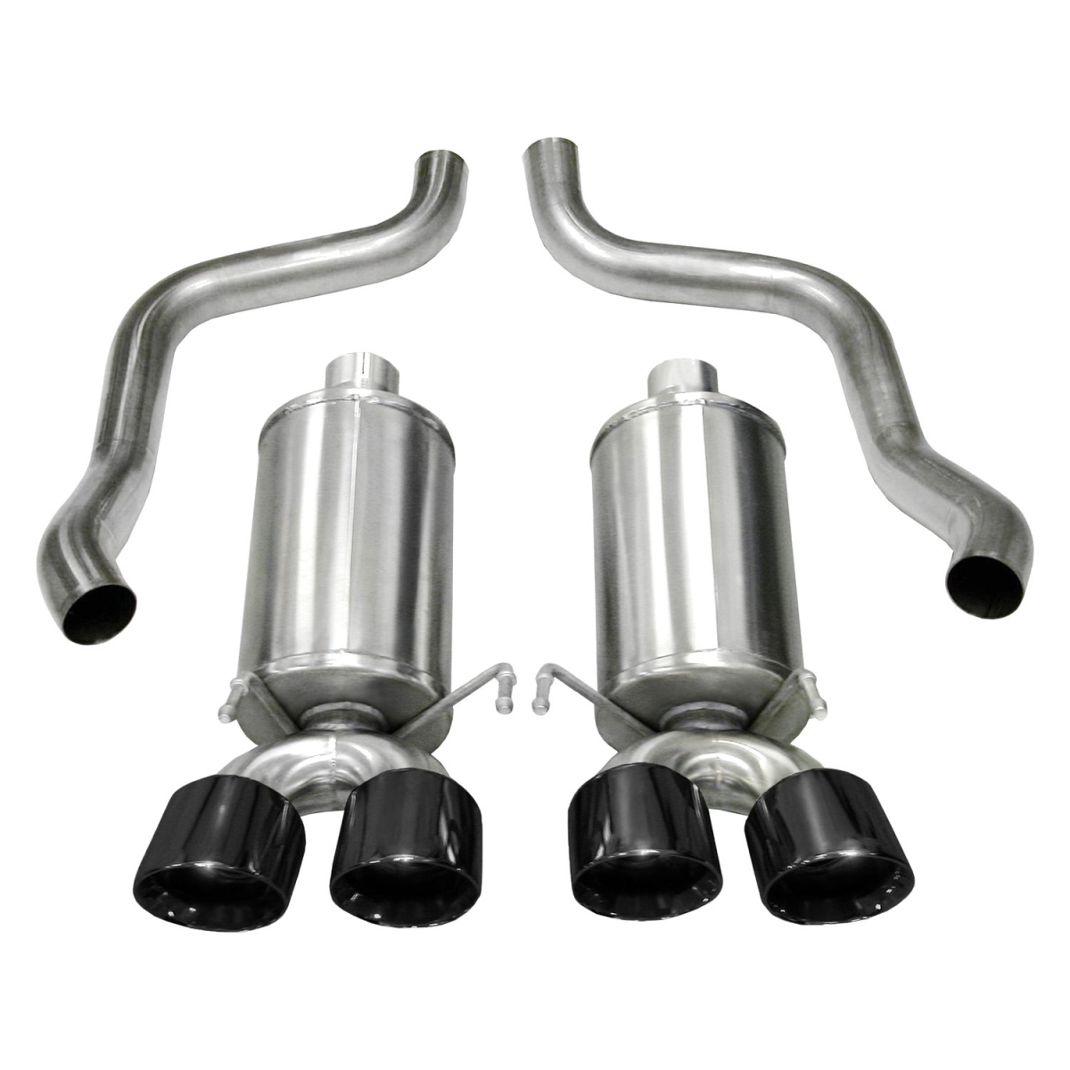 21010BLK Black Xtreme Axle-Back Exhaust with 4.5 in. Tips for 05-08 Chevrolet Corvette 6.0L & 6.2L