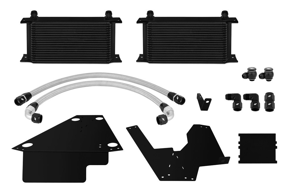 MMOC-EVO-08BK Oil Cooler Kit for 08 Plus Mitsubishi Evolution X, Black