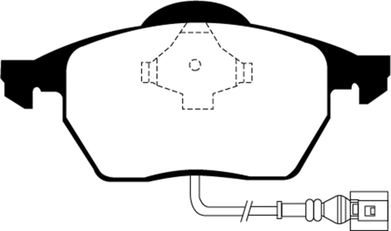 DP31330C Redstuff Front Brake Pads for 99-06 Audi TT 1.8 Turbo