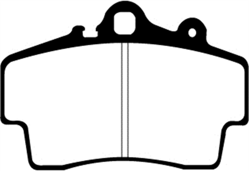 DP41207R Yellowstuff Front Brake Pads for 97-99 Porsche Boxster 2.5