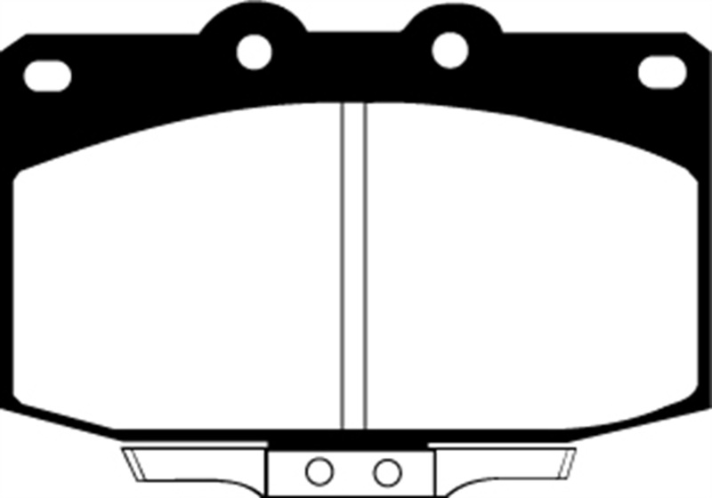 DP4763R Yellowstuff Front Brake Pads for 86-89 Mazda RX7 2.4