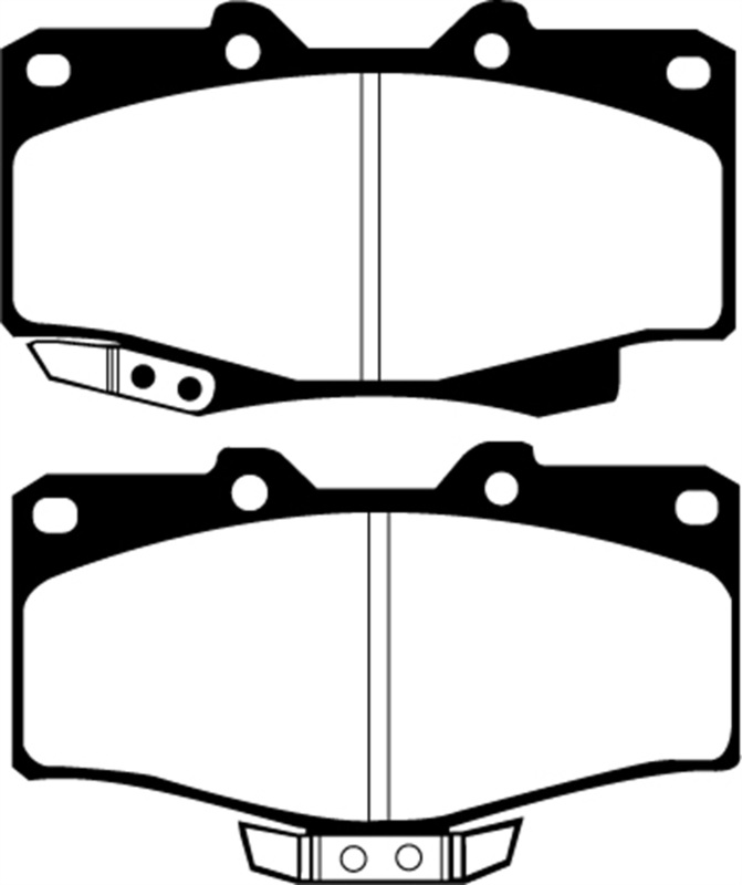 DP6807 Greenstuff Front Brake Pads for 90-91 Toyota 4 Runner 2.4