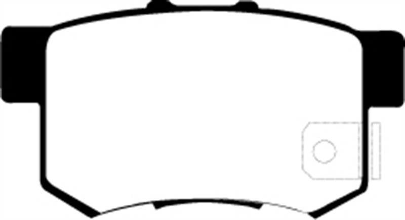Yellowstuff Rear Brake Pads for 97 Acura CL 2.2