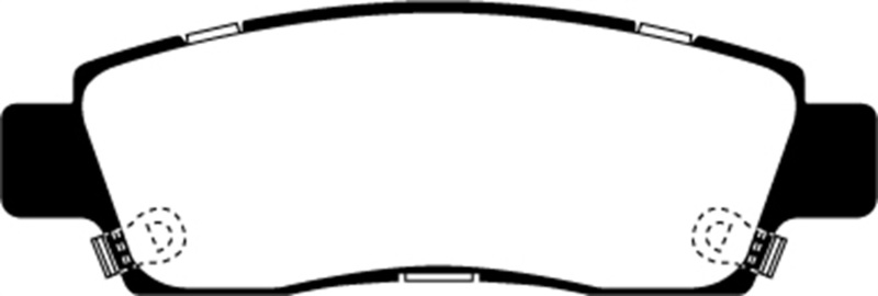 DP61672 Greenstuff Rear Brake Pads for 07 Plus Buick Enclave 3.6
