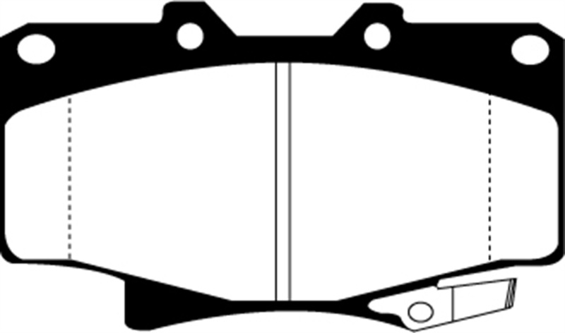 Yellowstuff Front Brake Pads for 96-97 Lexus LX450 4.5