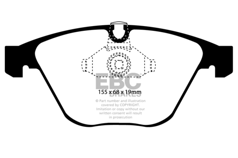 DP41449R Yellowstuff Front Brake Pads for 08-10 BMW M3 4.0