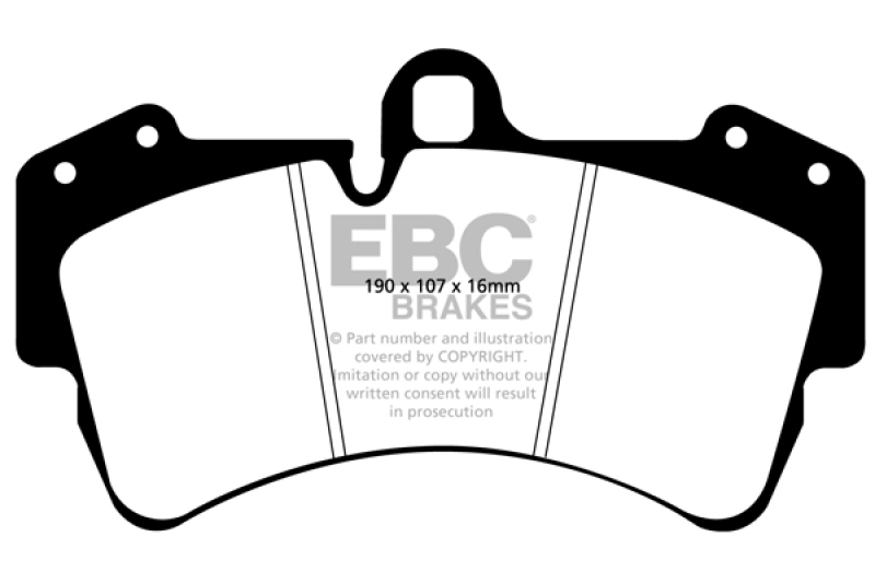 Yellowstuff Front Brake Pads for 11-15 Audi Q7 3.0 Supercharged