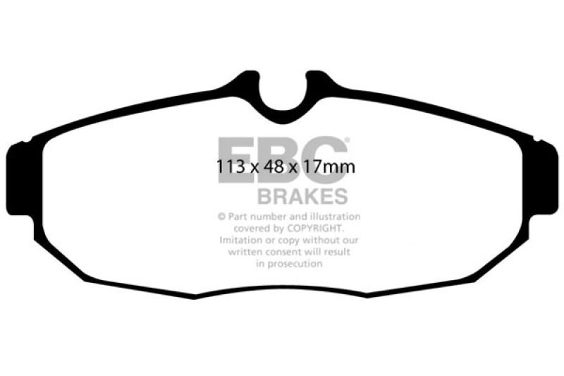 DP41741R Yellowstuff Rear Brake Pads for 05-10 Ford Mustang 4.0