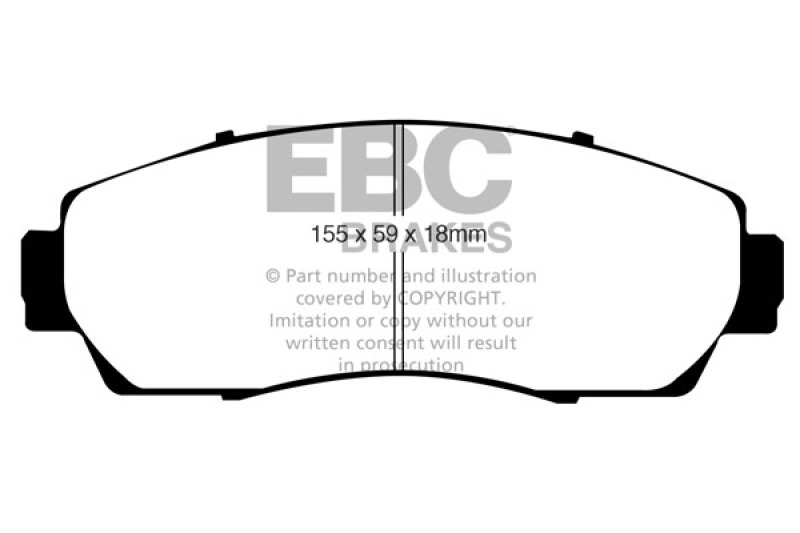 Greenstuff Front Brake Pads for 07-11 Honda CR-V 2.4