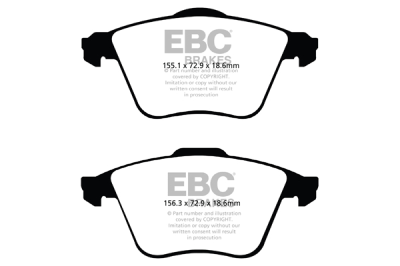 DP21574 Greenstuff Front Brake Pads for 07-13 Mazda 3 2.3 Turbo