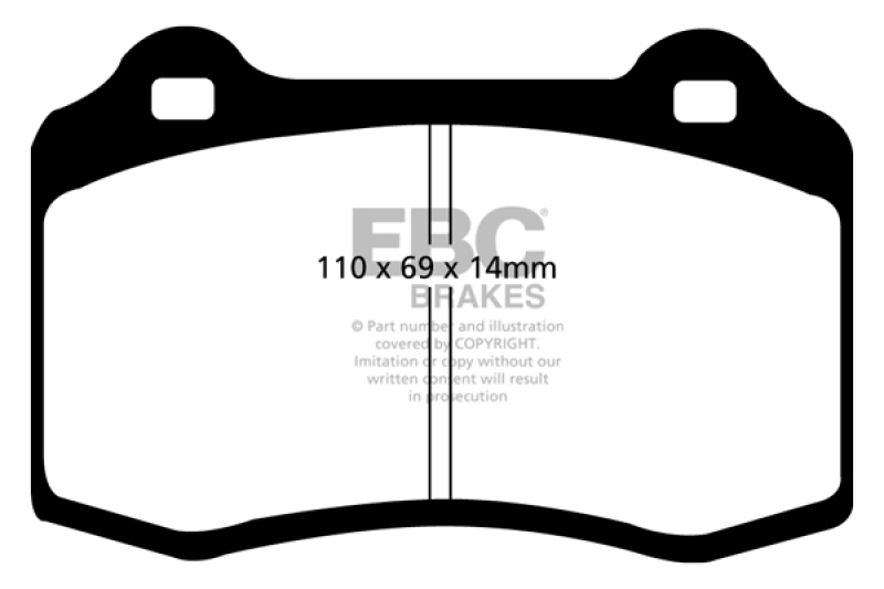 DP51140NDX Bluestuff Front Brake Pads for 1996-2000 Lotus Esprit Turbo 2.0L Turbo GT3