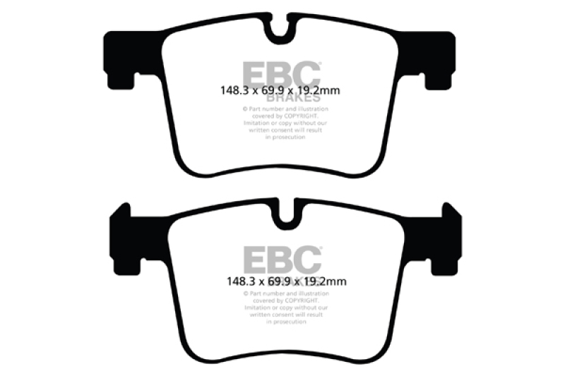 DP42105R Yellowstuff Front Brake Pads for 2011 BMW X3 2.0L Turbo F25