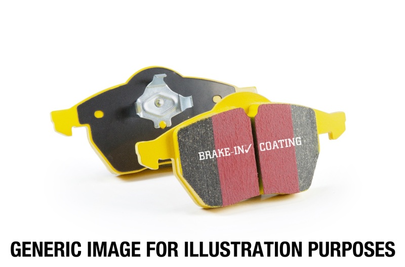 DP42098R Yellowstuff Cast Iron Rotor Rear Brake Pads for 2012-2015 Porsche 911 3.4L Carrera