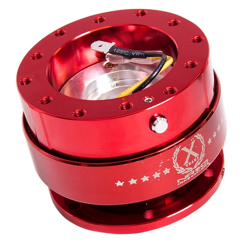 SRK-200RD 2.0 Gen Steering Wheel Quick Release with Red Body & Red Ring