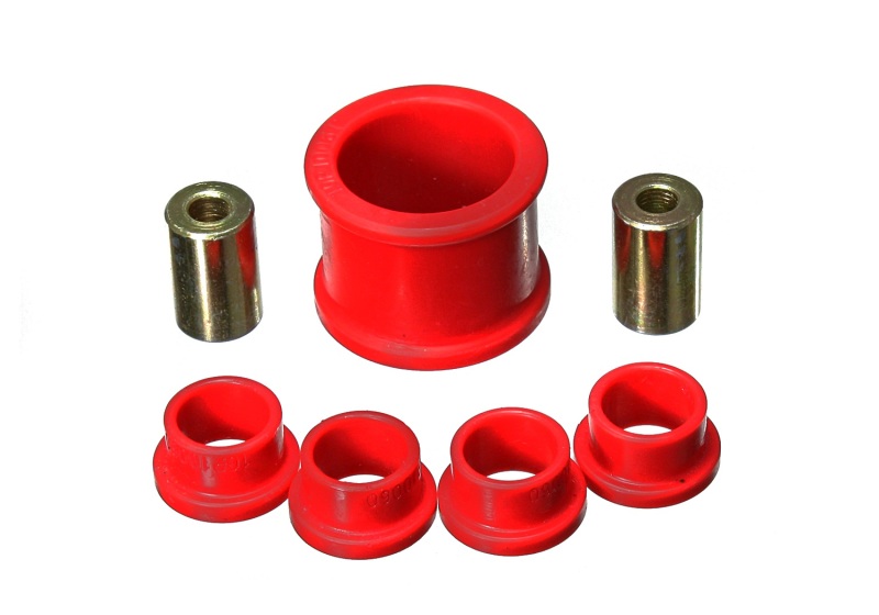 Red Power Steering Rack Bushing Set for 2006-2011 Honda Civic SI