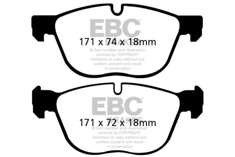 DP31938C Redstuff Front Brake Pads for 2007-2010 BMW X5 3.0L