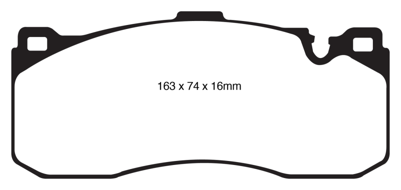 DP31995C Redstuff Front Brake Pads for 2008-2010 BMW 135 3.0L Twin Turbo