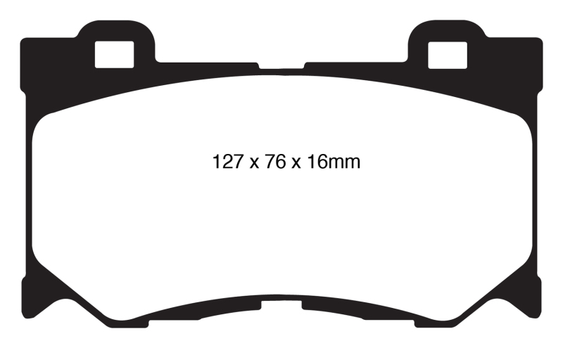 Yellowstuff Front Brake Pads for 2008-2013 Infiniti FX50 5.0L