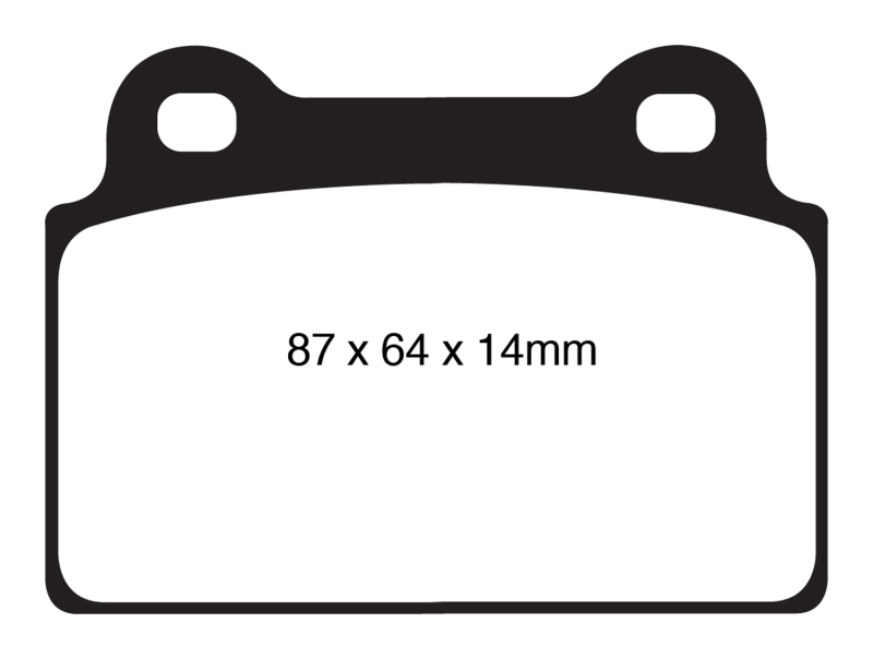 DP31985C Redstuff Rear Brake Pads for 2008-2016 Mitsubishi Lancer Evo 10 2.0L Turbo