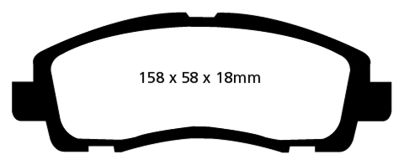 DP31753C Redstuff Front Brake Pads for 2009-2014 Acura TL 3.5L