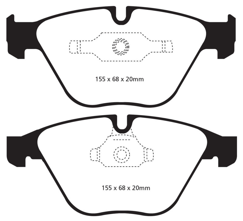 DP42006R Yellowstuff Front Brake Pads for 2011 BMW Z4 3.0L Twin Turbo iS E89