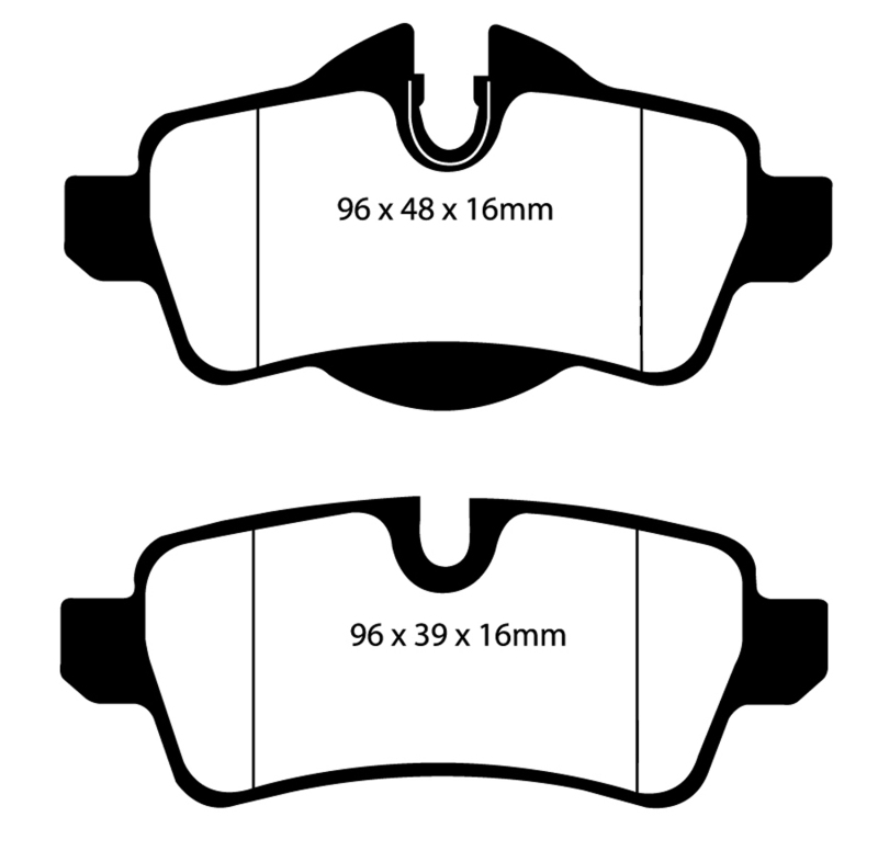 UD1309 Ultimax2 Rear Brake Pads for 2007-2014 Mini Hardtop 1.6L