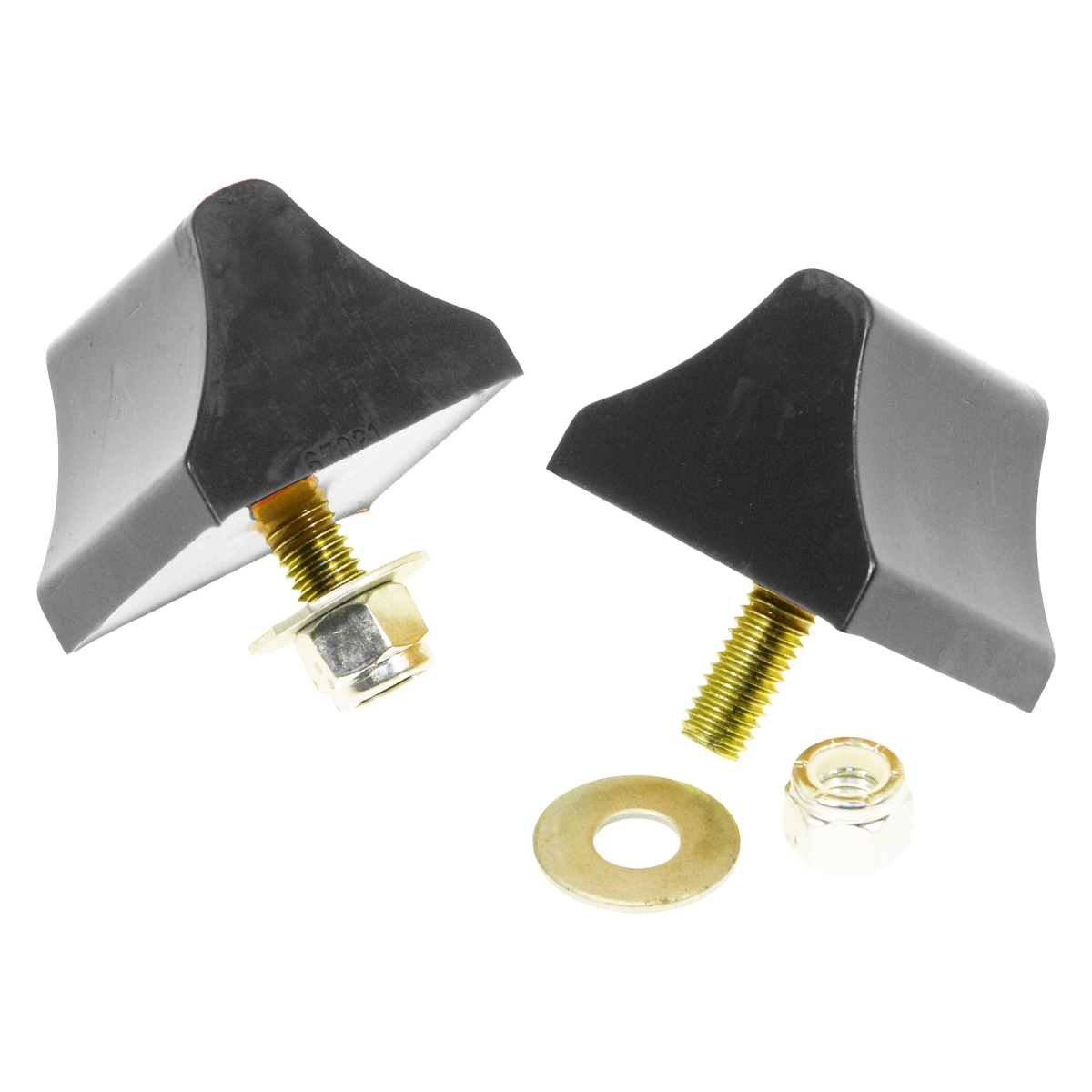 Universal Wedge Bump Stop - Black - 1.38 x 2 x 2.25 in.