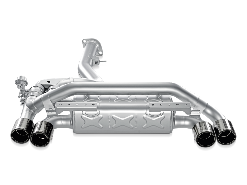M-BM-T-4H Slip-on Line Exhaust System for 2011-2012 BMW 1 Series M Coupe E82 - Titanium