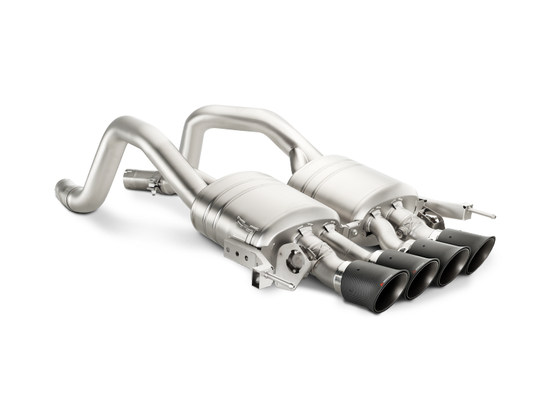 MTP-CO-TI-2 Titanium Slip-on Line Exhaust System with Carbon Tips for 2014-2017 Chevrolet Corvette Z06 & C7