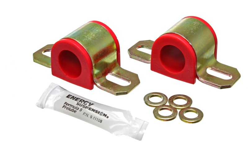 9.5125R 21 mm Universal Non-Greaseable Sway Bar Bushing Set - Red