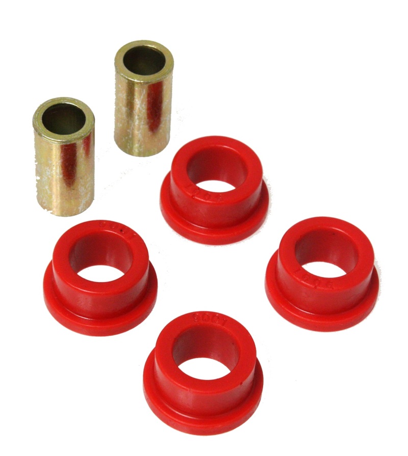 0.81 in. ID x 1.14 in. OD Universal Link Flange Type Bushings - Red