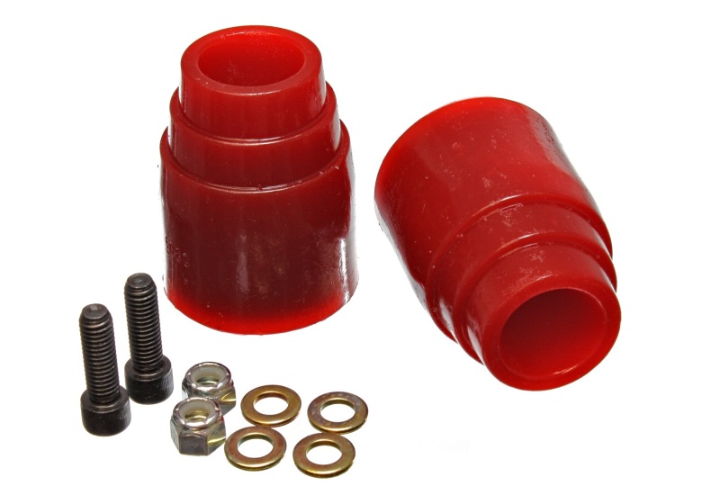 Rear Axle Bump Stop Set for 2000-2004 Ford Excursion - Red