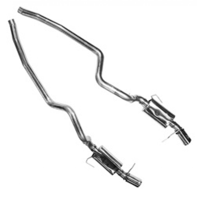 2.75 x 3 in. Cat-back Exhaust System for 2011-2014 Ford Mustang GT & GT500