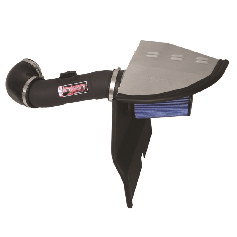 PF7011WB Power-Flow Short Ram Air Intake System for 2010 Camaro 3.6L V6 - Wrinkle Black