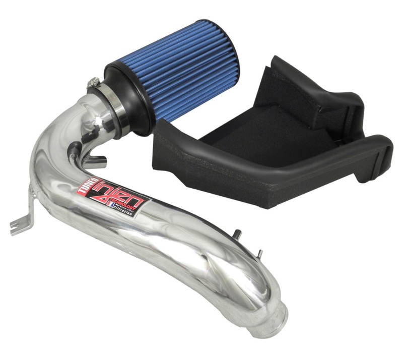 SP5021P Short Ram Air Intake System with MR Tech & Heat Shield for 2012-2013 Fiat 500 Abarth 1.4L - Polished