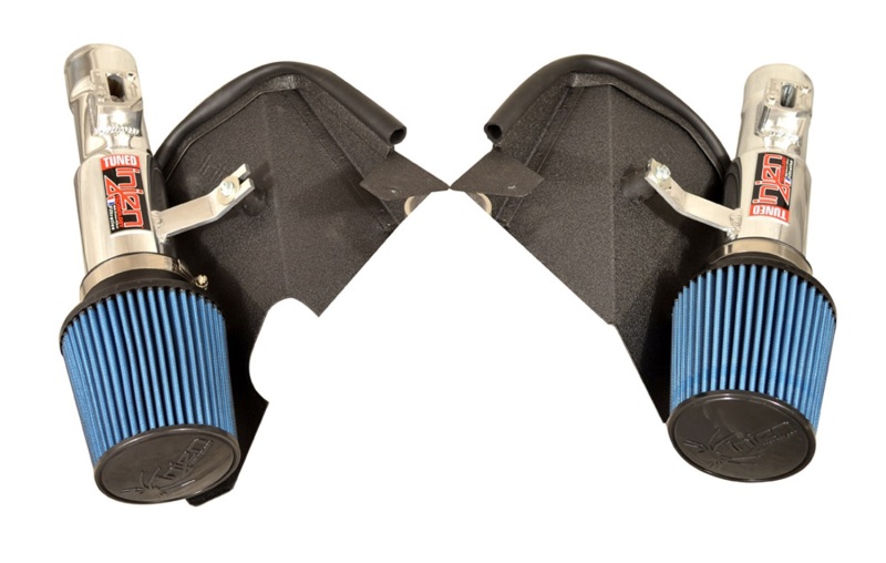 SP1911P Short Ram Twin Air Intake System with MR Technology for 2013 Infiniti FX37 3.7L V6 - Polished