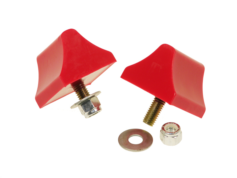 Universal Wedge Bump Stop - Red, 1.37 x 2 x 2.25 in.