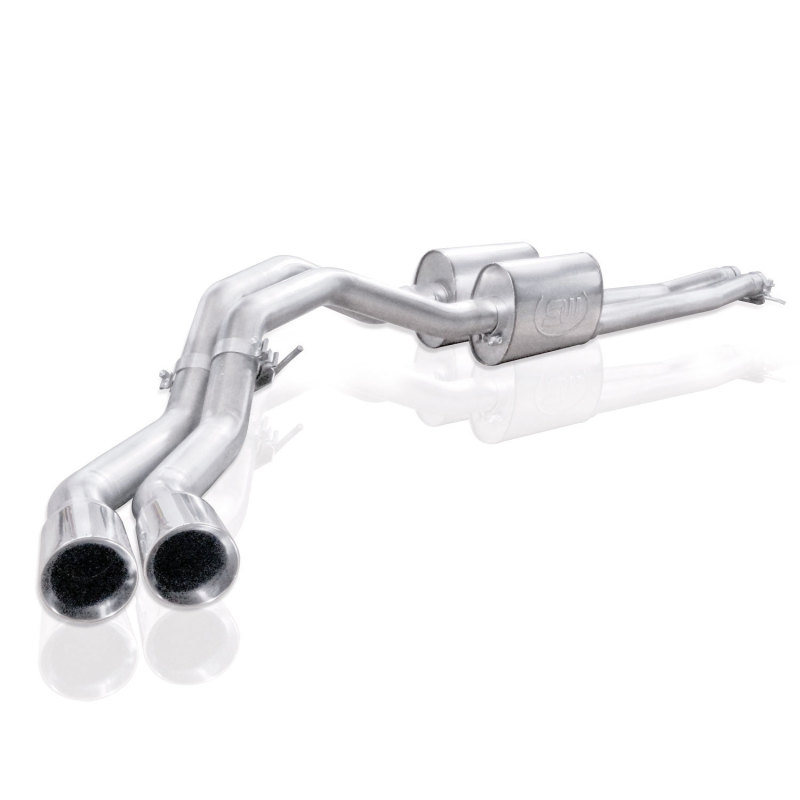 CT14CB Exhaust System with Passenger Rear Tire Exit for 2007-2016 Chevy Silverado & GMC Sierra 5.3L-6.2L