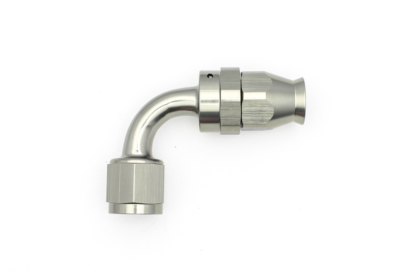 6-02-0856 8AN 90 deg Female Swivel PTFE Hose End