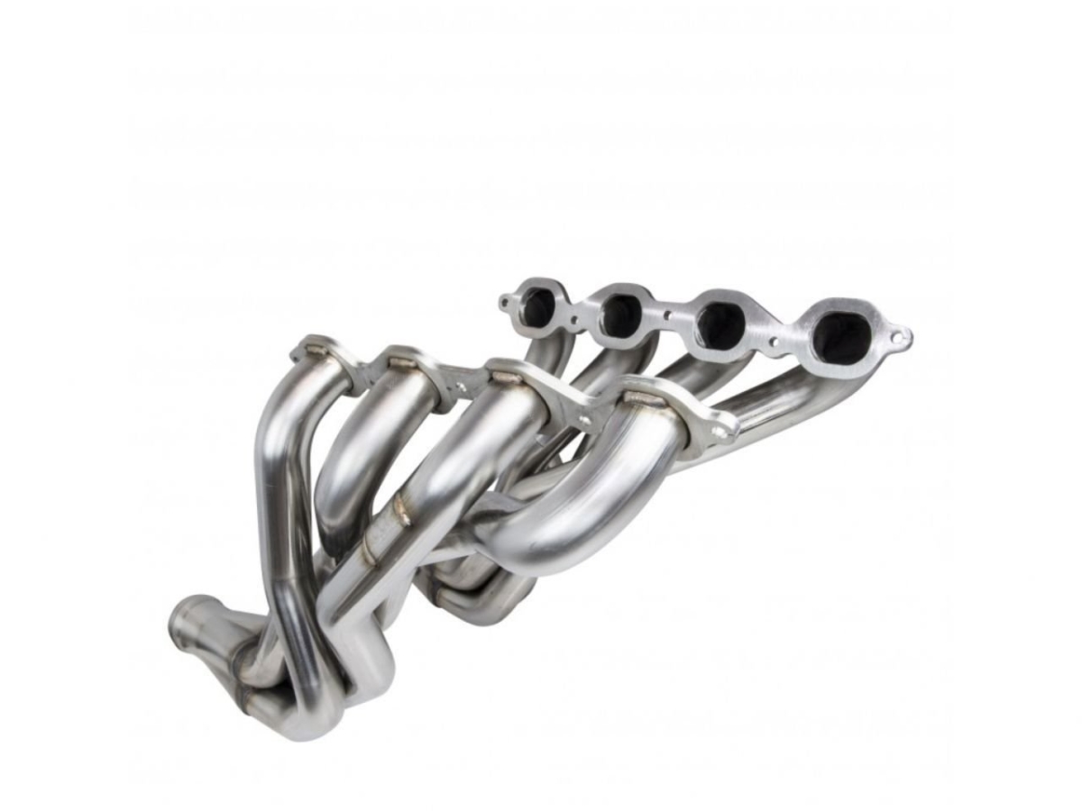 2260H420 1.87 x 3 in. Stainless Steel Long Tube Headers with Catted Connection Pipes for 2016 Plus Chevrolet Camaro