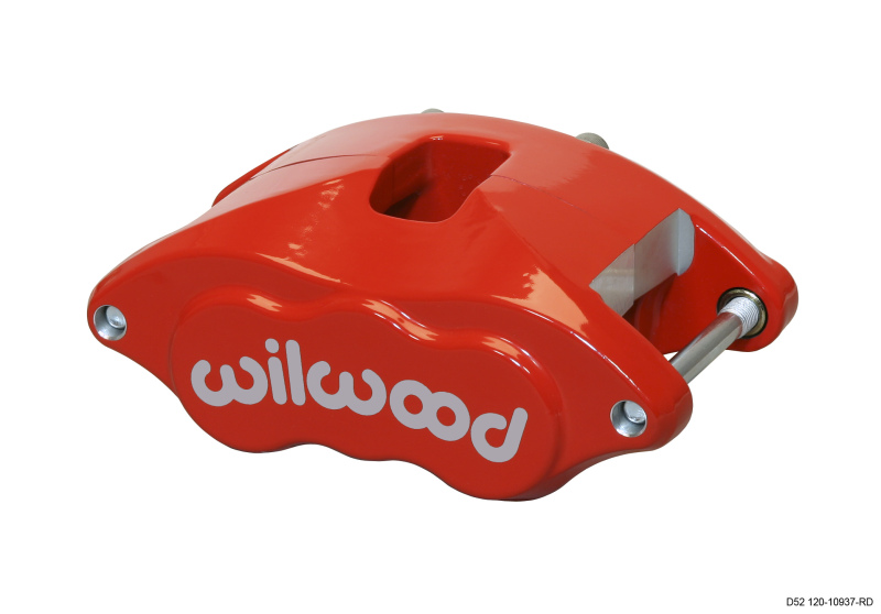 1.04 x 2 in. Dual Piston Caliper, Red