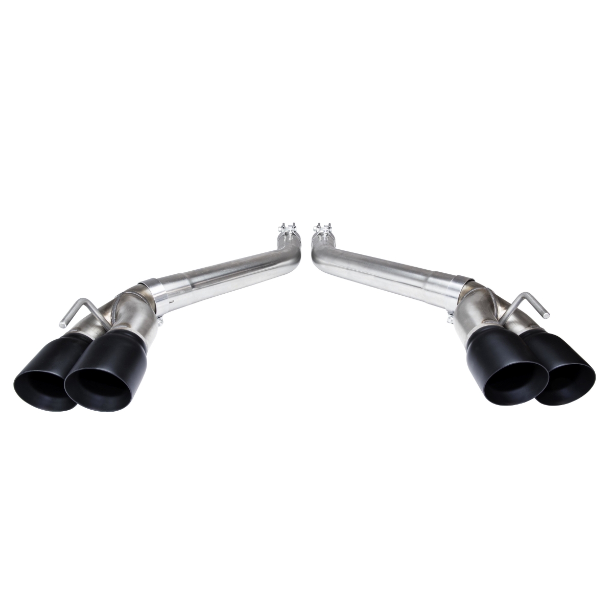 3 in. Axle Back Muffler Delete Exhaust System & Black Quad Tips for 2016 Plus Chevrolet Camaro SS LT1