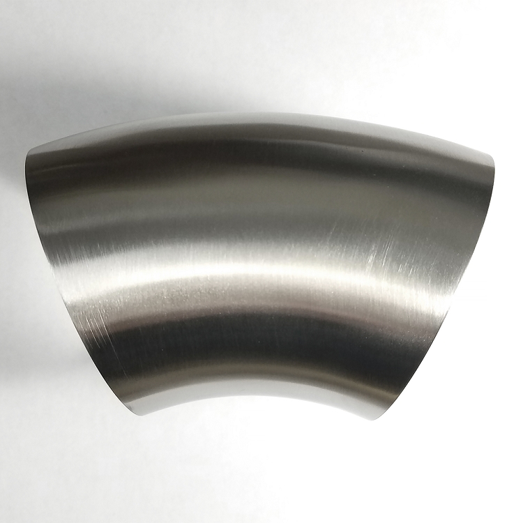 2.5 in. dia. 1.5D & 3.75 in. CLR 45 deg Bend No Leg Mandrel Bend
