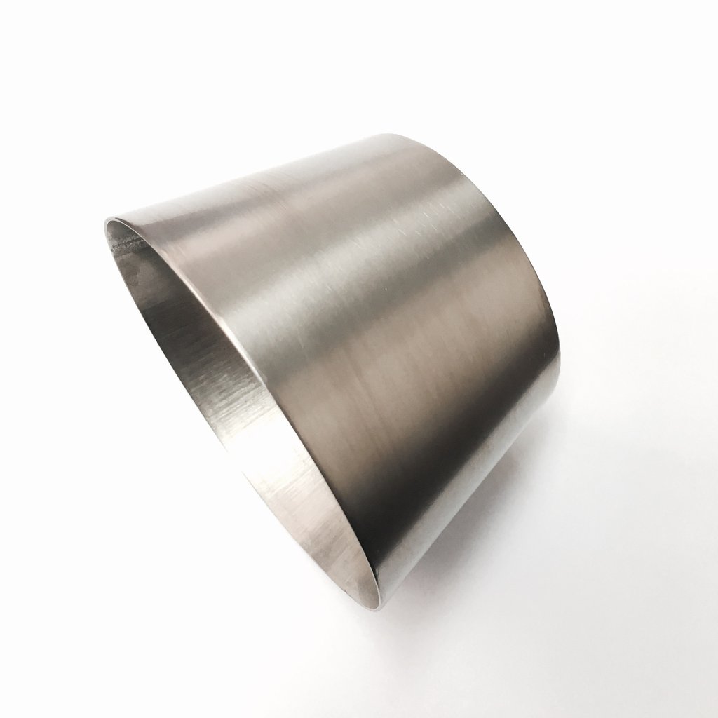 1-3 & 16 in. OAL x 3 to 3.5 in. 304 Stainless Steel Transition Reducer Cone