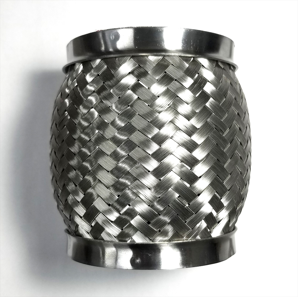 612-07604-1000 3 x 4 in. OAL 304 Stainless Steel Flex Joint with Interlock Liner
