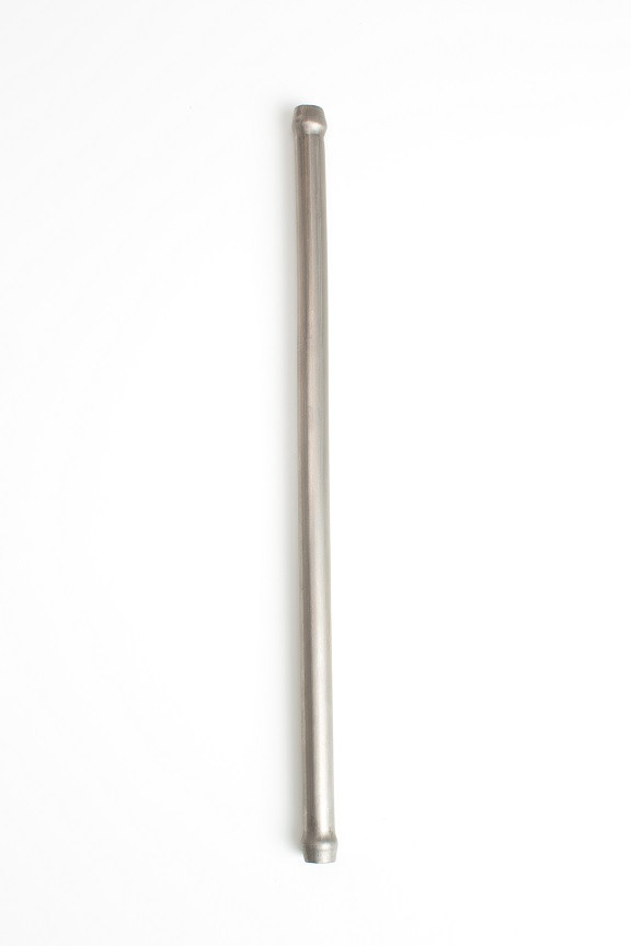 12 x 0.5 in. Titanium Hollow Mushroom Double Ended Hanger Rod