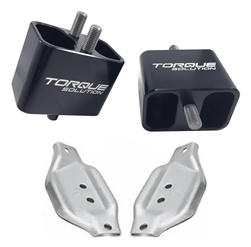 TS-SU-200SB-PL Solid Billet Engine Mounts with Mount Plates for 2002-2014 Subaru WRX & c