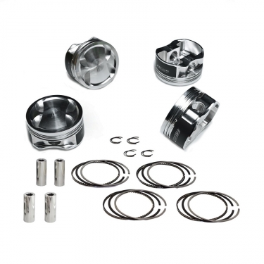 99.55 Standard Stroke & 0.05 mm Bore 8.5 isto 1 Dish Piston & Ring Set for 2004-Up Subaru WRX STi EJ257